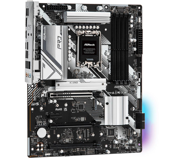 ASROCK Płyta główna B760 Pro RS s1700 4DDR5 DP/HDMI/eDP M.2 ATX B760 PRO RS - 1107452 - zdjęcie 2